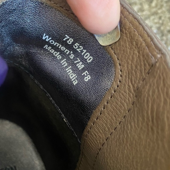 Johnston & Murphy Light Brown Taupe Leather Zip Ankle Boot 7 Leather Sole - Picture 13 of 14